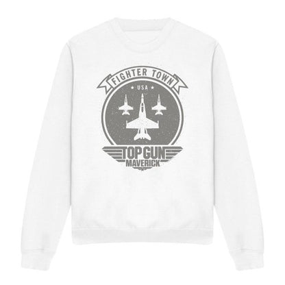 Front - Top Gun: Maverick, Top Gun: Maverick Unisex Adult Fighter Town Sweatshirt
