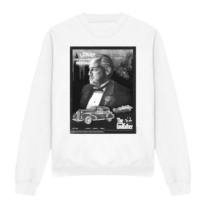 Front - The Godfather Unisex Adult Don Vito Corleone Poster Sweatshirt