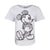 Front - Disney Womens/Ladies Mickey Mouse Sketch T-Shirt