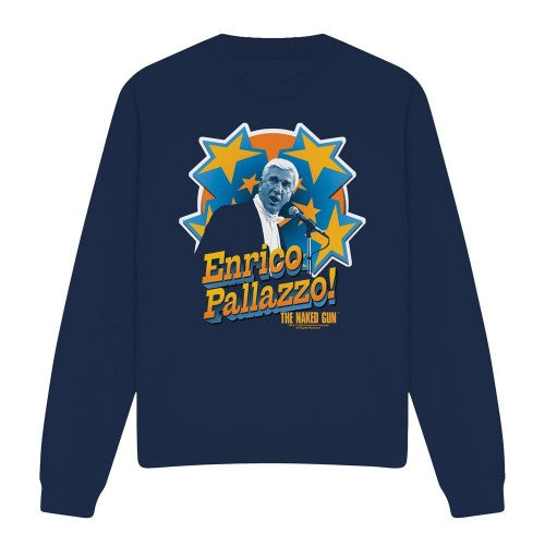 Front - The Naked Gun Unisex Adult It´s Enrico Pallazzo Sweatshirt