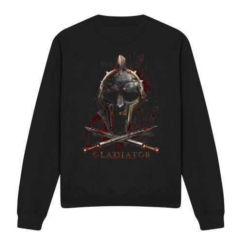 Front - Gladiator Unisex Adult Helmet Sweatshirt