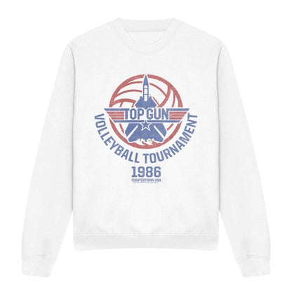 Front - Top Gun Unisex Adult Volleyball Tournament Sweatshirt