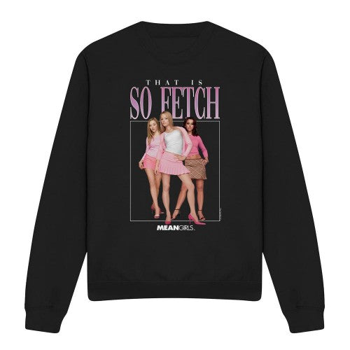 Front - Mean Girls Unisex Adult So Fetch 90s Sweatshirt