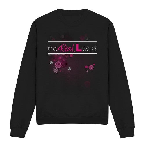 Front - The Real L Word Unisex Adult Flashy Logo Sweatshirt