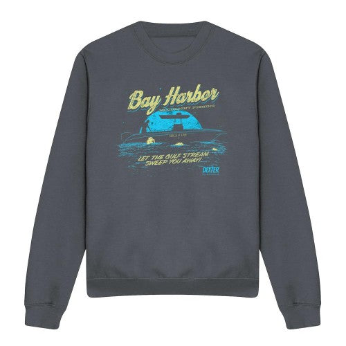Front - Dexter Unisex Adult Moonlight Fishing Sweatshirt