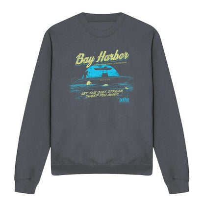 Front - Dexter Unisex Adult Moonlight Fishing Sweatshirt