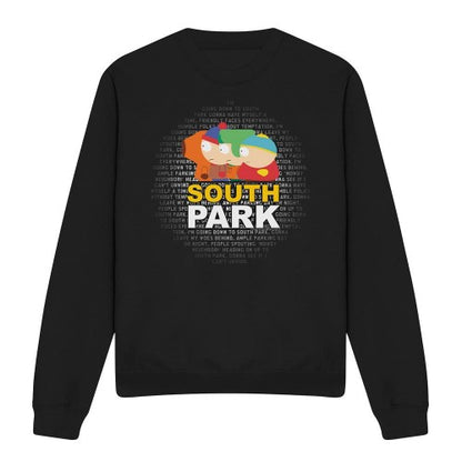 Front - South Park Unisex Adult Lyrics Sweatshirt