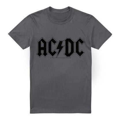 Front - AC/DC Mens Worn Logo T-Shirt