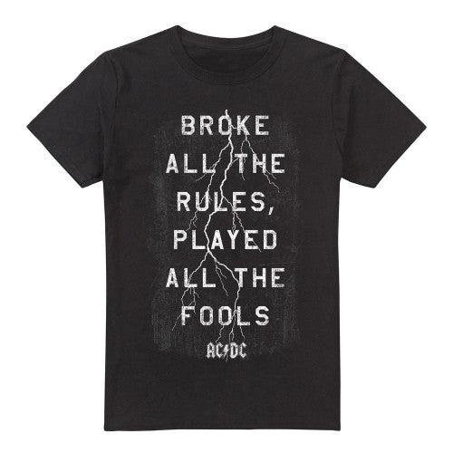 Front - AC/DC Mens Struck T-Shirt