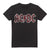 Front - AC/DC Mens Plaid Logo T-Shirt