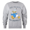 Front - Disney Womens/Ladies No Pants Donald Duck Crew Neck Sweatshirt