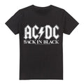 Front - AC/DC Mens Back In Black T-Shirt
