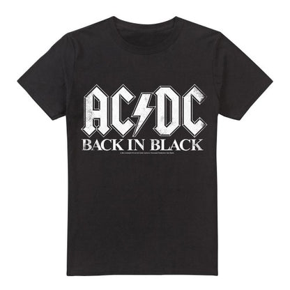 Front - AC/DC Mens Back In Black T-Shirt