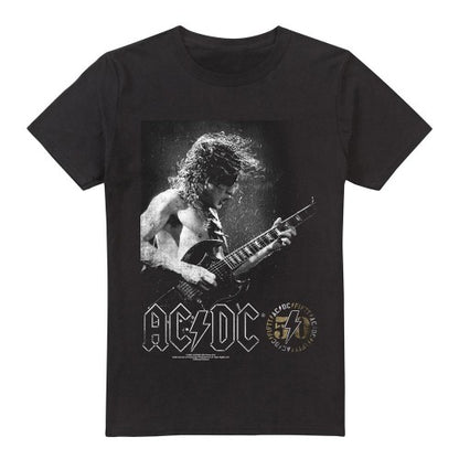 Front - AC/DC Mens Photo Guitar T-Shirt