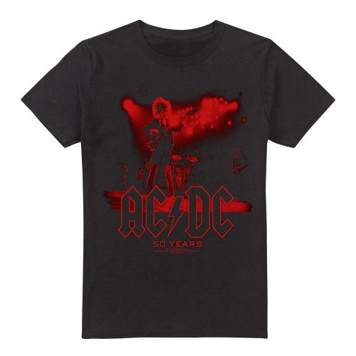 Front - AC/DC Mens Live 50 T-Shirt