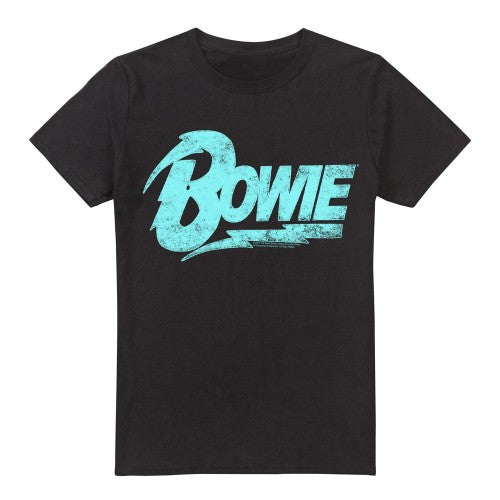 Front - David Bowie Mens Logo T-Shirt