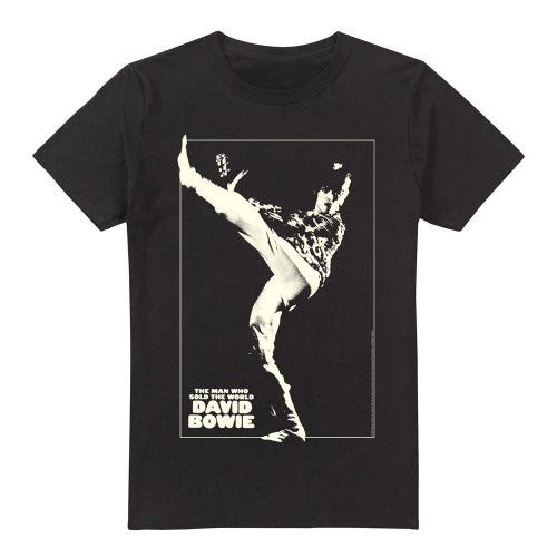 Front - David Bowie Mens The Man Cover T-Shirt