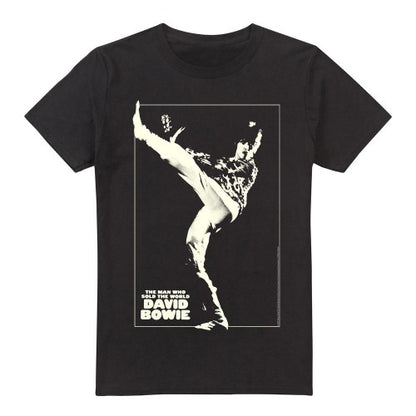 Front - David Bowie Mens The Man Cover T-Shirt