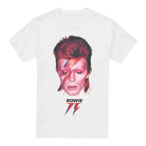 Front - David Bowie Mens Aladdin Sane ´75 T-Shirt