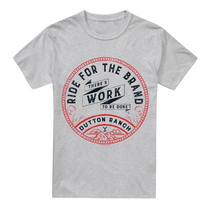 Front - Yellowstone Mens There´s Work to Be Done T-Shirt