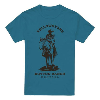 Front - Yellowstone Mens Dutton Ranch John Dutton T-Shirt