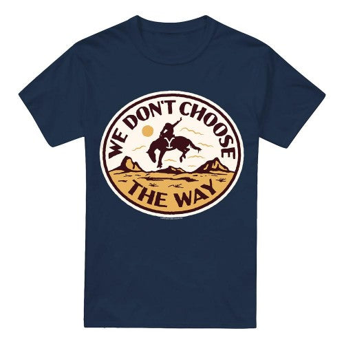 Front - Yellowstone Mens We Don´t Choose The Way Bucking Bronco T-Shirt