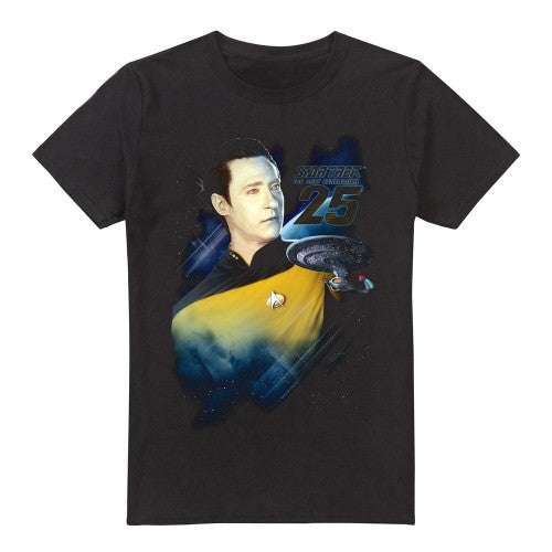 Front - Star Trek Mens 25th Data T-Shirt