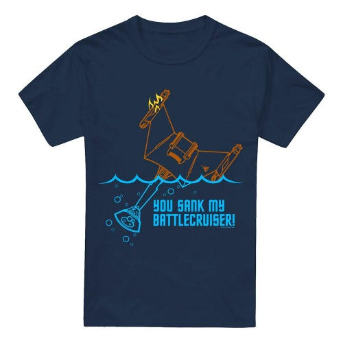 Front - Star Trek Mens Battlecruiser T-Shirt