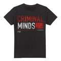 Front - Criminal Minds Mens Title Card T-Shirt