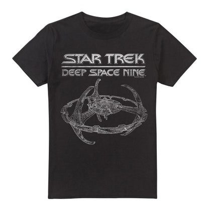 Front - Star Trek Mens Deep Space Nine Station T-Shirt