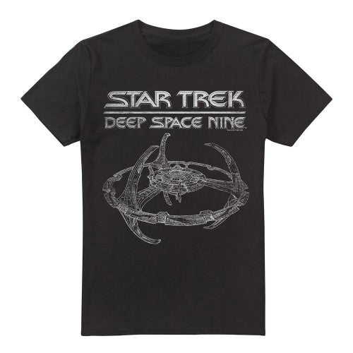 Front - Star Trek Mens Deep Space Nine Station T-Shirt