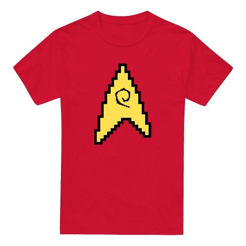 Front - Star Trek Mens Engineering 8-Bit T-Shirt