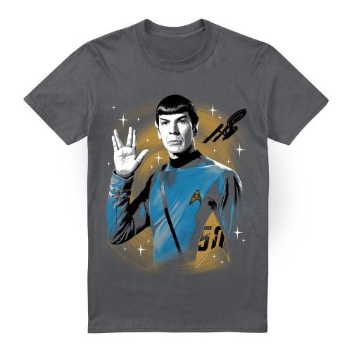 Front - Star Trek Mens Prosper Space T-Shirt