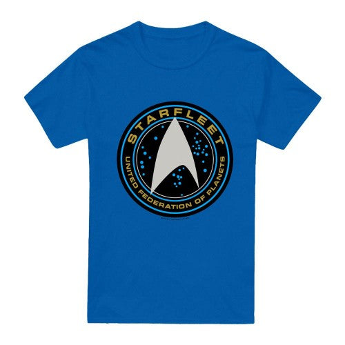 Front - Star Trek Beyond Mens Starfleet Patch T-Shirt