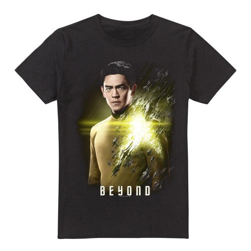 Front - Star Trek Beyond Mens Sulu Poster T-Shirt