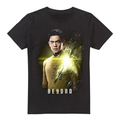 Front - Star Trek Beyond Mens Sulu Poster T-Shirt