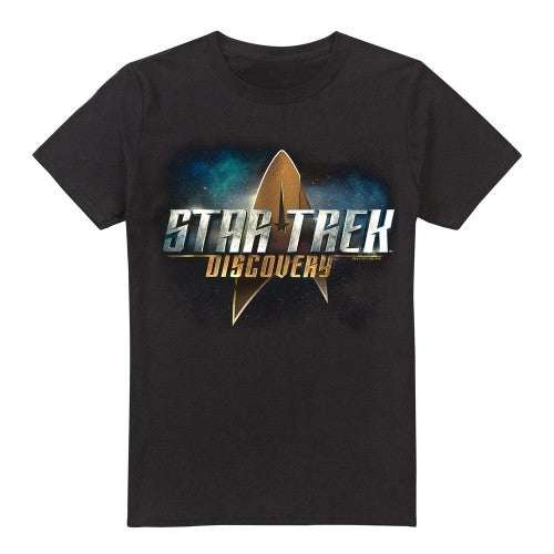 Front - Star Trek: Discovery Mens Logo T-Shirt