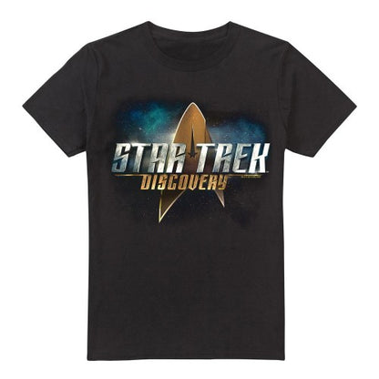 Front - Star Trek: Discovery Mens Logo T-Shirt