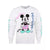 Front - Disney Womens/Ladies Mickey Mouse Retro Sweatshirt
