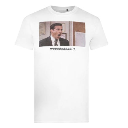 Front - The Office Mens Noooo!! Michael Scott T-Shirt
