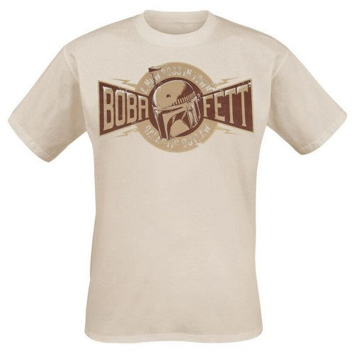 Front - Star Wars: The Book Of Boba Fett Mens Outlaw T-Shirt