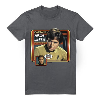 Front - Star Trek Mens Enemy Wessel T-Shirt