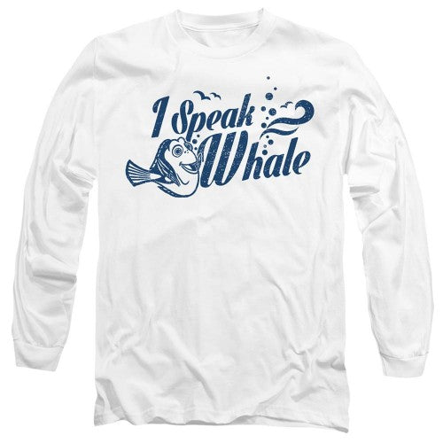 Front - Finding Nemo Unisex Adult I Speak Whale Dory T-Shirt