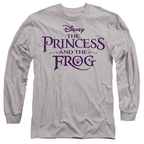 Front - The Princess and the Frog Unisex Adult Logo T-Shirt