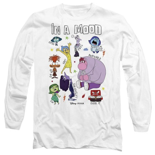 Front - Inside Out 2 Unisex Adult In A Mood T-Shirt