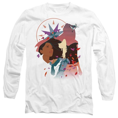 Front - Pocahontas Unisex Adult Silhouette T-Shirt