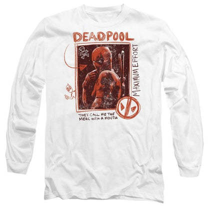 Front - Deadpool & Wolverine Unisex Adult Maximum Effort Deadpool T-Shirt