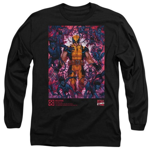 Front - Marvel Unisex Adult X-Men Wolverine Nightcrawler T-Shirt