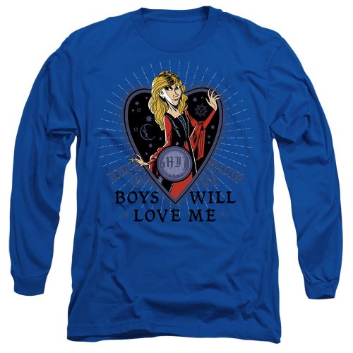Front - Hocus Pocus Unisex Adult Boys Will Love Me Sanderson Sisters T-Shirt