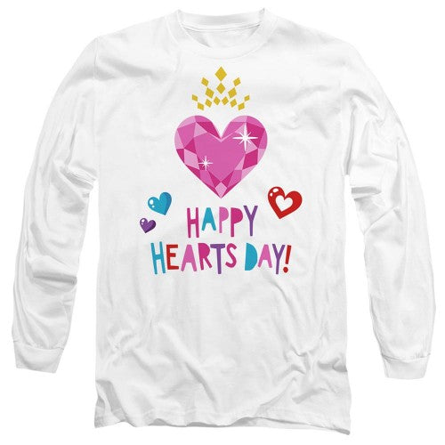 Front - Disney Princess Unisex Adult Happy Hearts Day Valentine`s Day T-Shirt